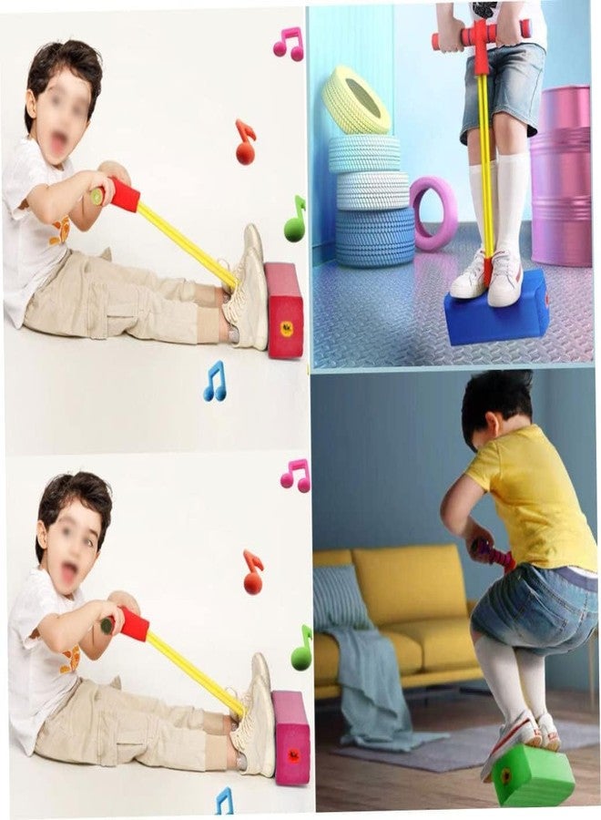 FORGEOG-Foam-Pogo-Jumper-Indoor-&-Outdoor-Play-Fun-Pogo-Stick-Kids-Pogo-Jumper-Fun-and-Safe-Pogo-Stick-for-Toddlers-High-Elastic-Rubber-Kids-Jumper-Toys-Great-Gift-for-Boys-and-Girls--Multicolor-(Pack of 1) (PG-2) - Image 5